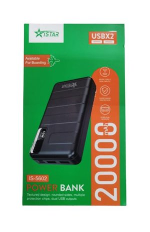 Istar Power Bank 20000mah Is-5602