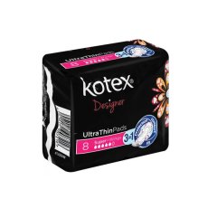 Kotex - Designer Ultra Super Plus Wing Pads 8's x 2