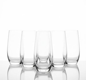 Crane Crystal - Stemless Crystal Glass Champagne Flute 230ml - Set of 6