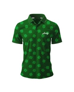 Lucky Golf Shirt | Clovers