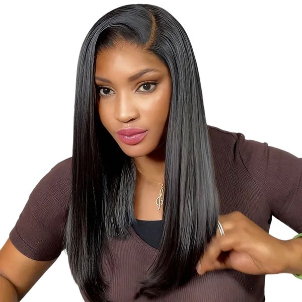VSP 16Inch Glueless Straight Frontal Weaves Brazilian 13x4 Frontal Lace Wig