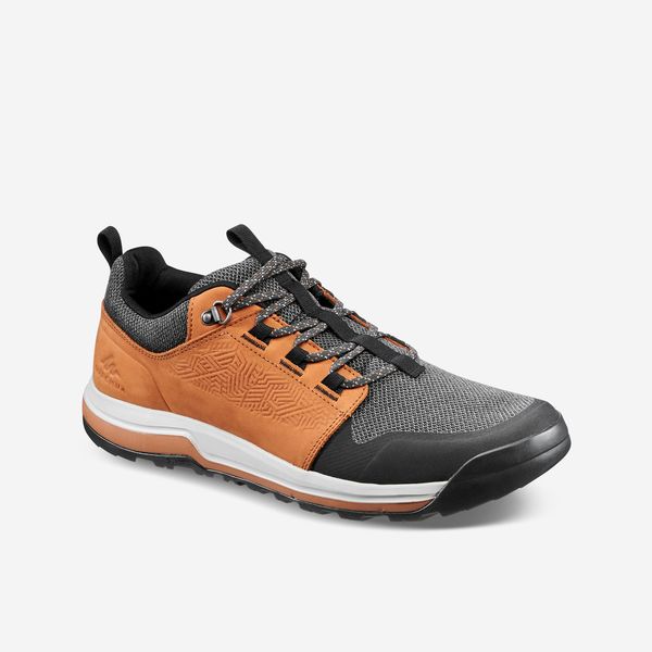 Quechua Men's Hiking Shoes NH500 - Brown &amp; Grey