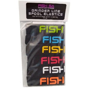 Grinder Line Spool Elastics 6 Pack -19 mm (size 40-50 spool reels)