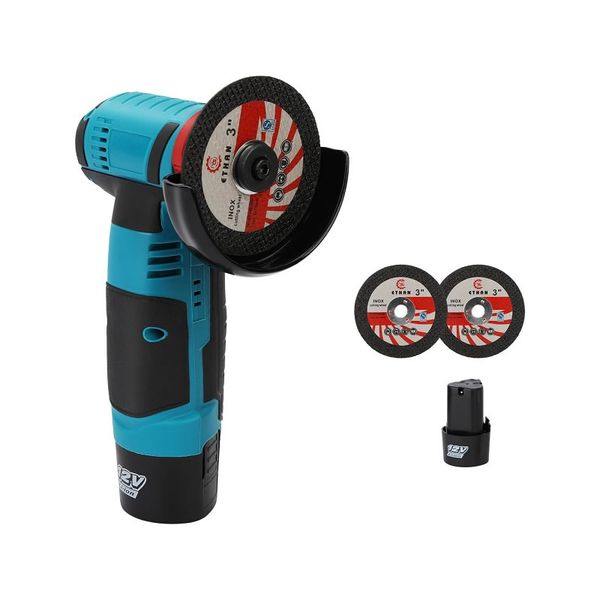 Handheld Angle Cordless Angle Grinder 12V 4500mah Battery -JG20375060