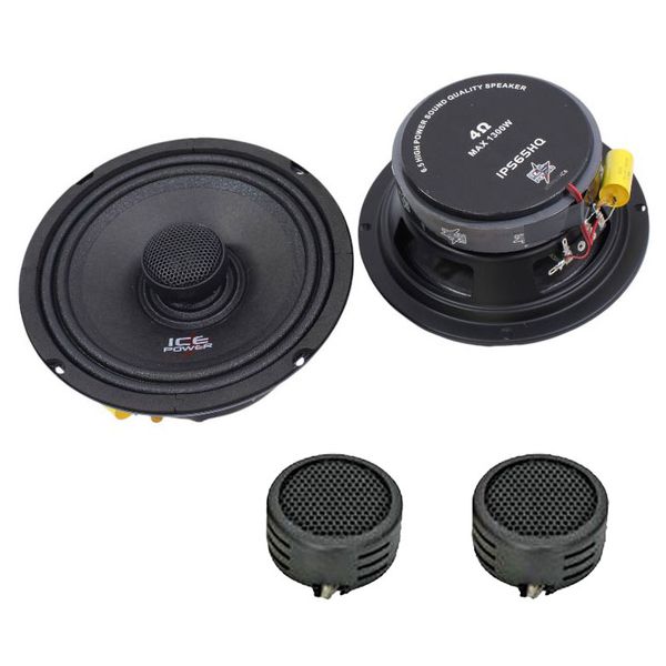 Ice Power IPS-65HQ 6.5" 650w Midrange Speakers &amp; Evo Tweeters