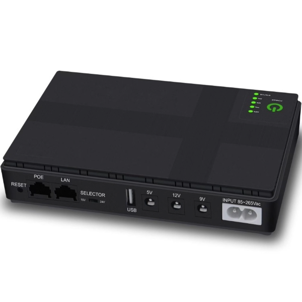 DC Mini UPS for Wifi and Routers - Wifi UPS 8800mAh Router Powerbank