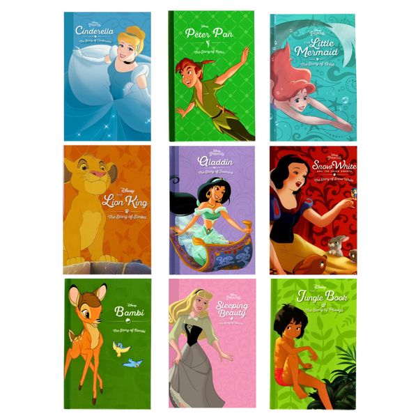 Disney Kids Classic Reading Book Collection Set of 9