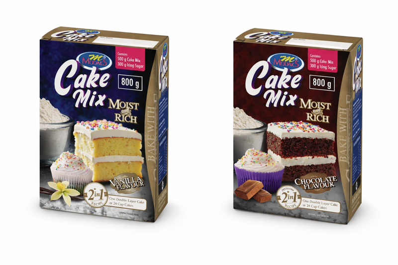 Chocolate Cake Mix 800 g &amp; Vanilla Cake Mix 800 g - Modaks