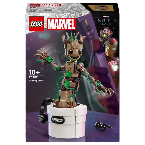 LEGO® Marvel Dancing Groot Buildable Animated Toy 76297