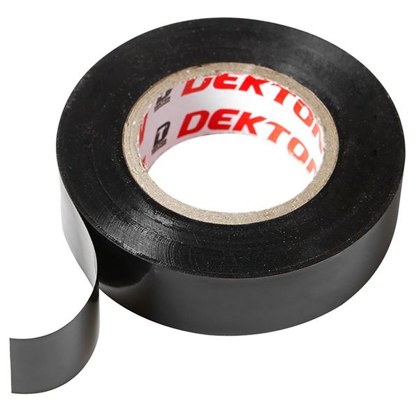 Dekton 5 Piece 20m Flame Retardant Black PVC Insulation Tape