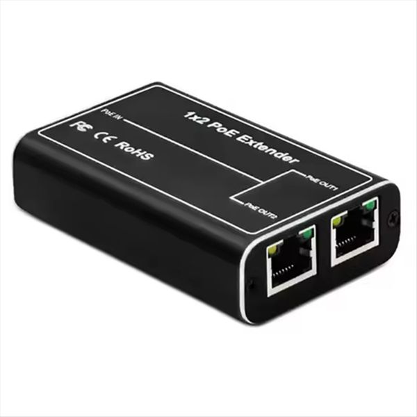 2 Port Poe Extender Ieee 802.3Af/At Poe+ Standard