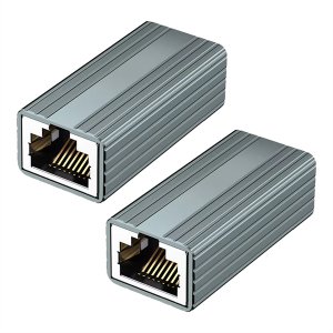 10Gbps RJ45 Connector Female to Female Gigabit Network Extender 2Pcs