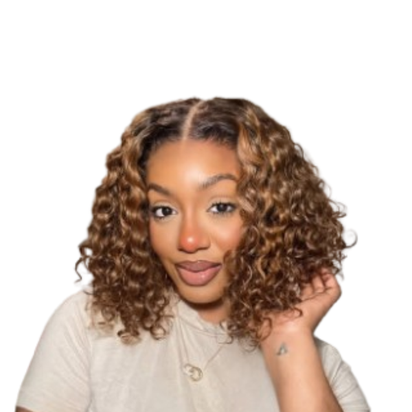 Brown Brazilian Hair Ombre Wig with 4x4 Closure.
