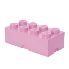 LEGO Storage Brick 8 - Light Purple (50cm Long)