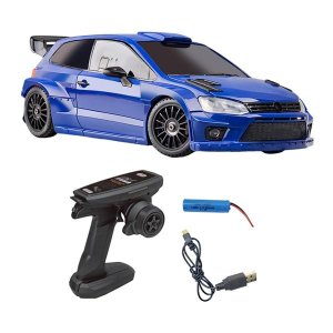 Golf R Remote Controlled Drift Car with Extra Wheels and Battery