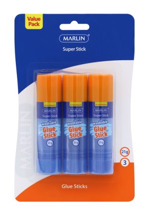 Marlin Glue Stick Value Pack - 3x 21g