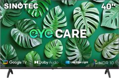 Sinotec 40" STL-40G2 FHD LED Google Smart TV Smart with Eye Care