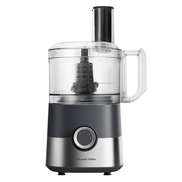 Russell Hobbs Safety Lock Food Processor - Black &amp; Silver