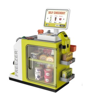 Pretend Play Cash Register Toy Set,Grocery Store Pretend Play