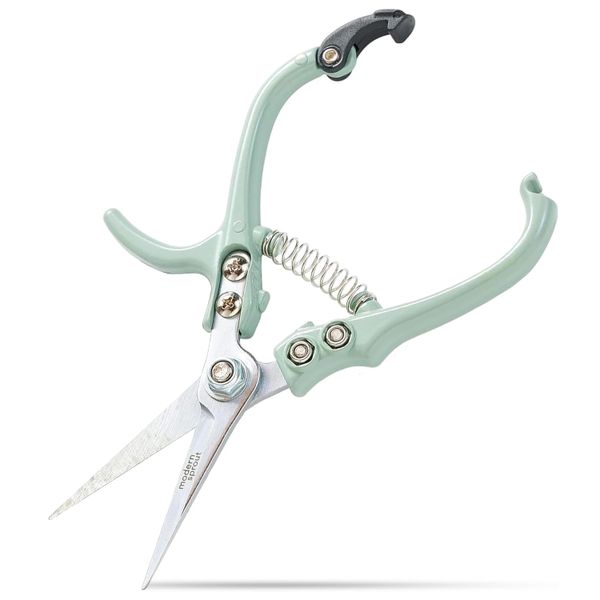 QYNIAL Lightweight Pruning Shears with Easy Lock - Gardening Scissors