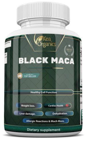 Kea Organics - Black Maca - 60 Veggie Capsules