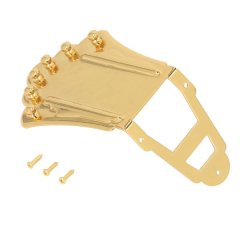 Solid Metal 6 - String Trapezoidal Guitar Tailpiece