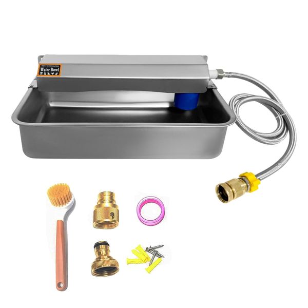 7L Automatic Dog Water Bowl with Valve Automatic Water Dispenser for Dogs