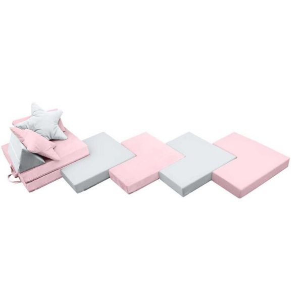 Kids Soft Velvet Play Sofa
