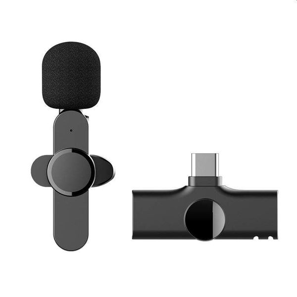 Lavalier Wireless Microphone for Apple IPhones &amp; USB C to Lightning adapter
