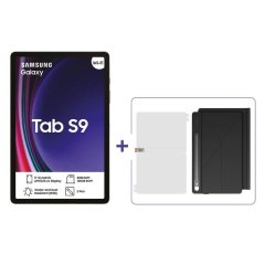 Samsung Galaxy Tab S9 (X710) 11" Wi-Fi Only 128GB Tablet + Screen Protector + Book Cover