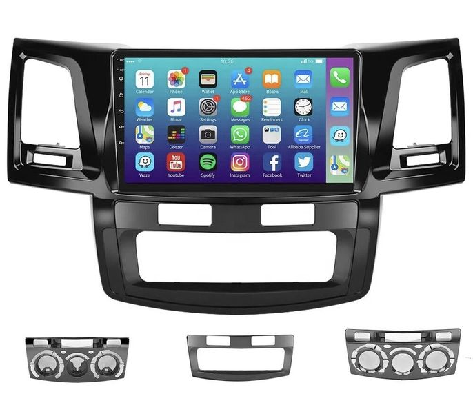 2GB+32GB Toyota Hillux Fortuner 2005-2015 Android GPS CarPlay Radio
