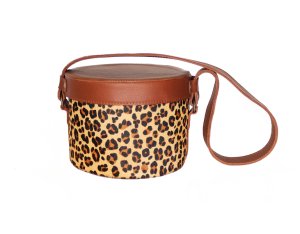 &amp;Seek Bucket Bag in Leopard Print