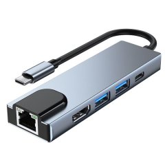 Type-C Docking Station Portable Hub Adapter Multi-Port Usb-C Converter