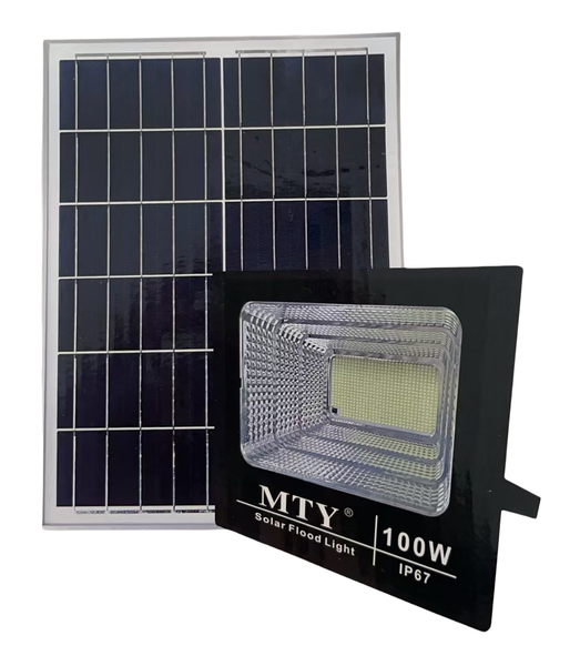 MTY Solar Floodlight 100W With Remote Control