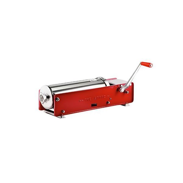 Tre Spade 10LT Flat/Gear Sausage Filler - Stainless Steel Hand Driven
