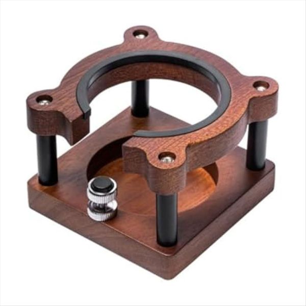 Coffee Tamper Holder,Wooden Coffee Tamper Station Espresso Tamping Station