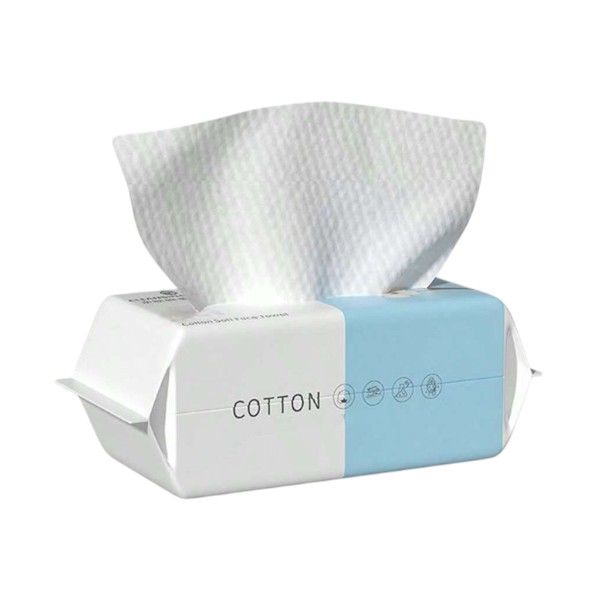 50 Piece - Ultra Soft Natural Facial Cleansing Disposable Wipes