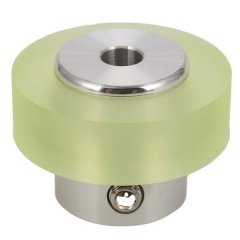 100Mm Aluminum Polyurethane Industrial Encoder Wheel Measuring
