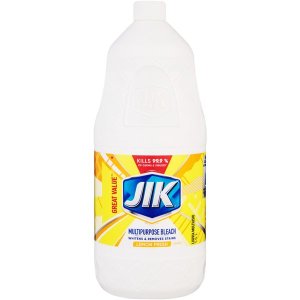 JIK 1.5l, Liquid Thin Bleach, Laundry Stain Remover, Lemon