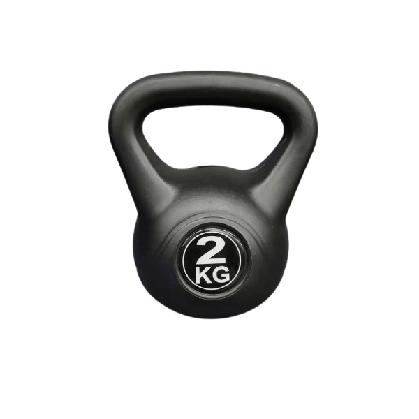 2kg Kettlebell Fitness Exercise Training Workout - Black