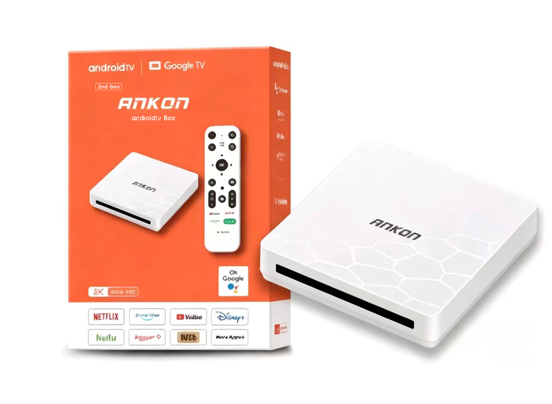 ANKON M6 Android Smart TV Box | 4K Ultra HD Output | 5G WiFi