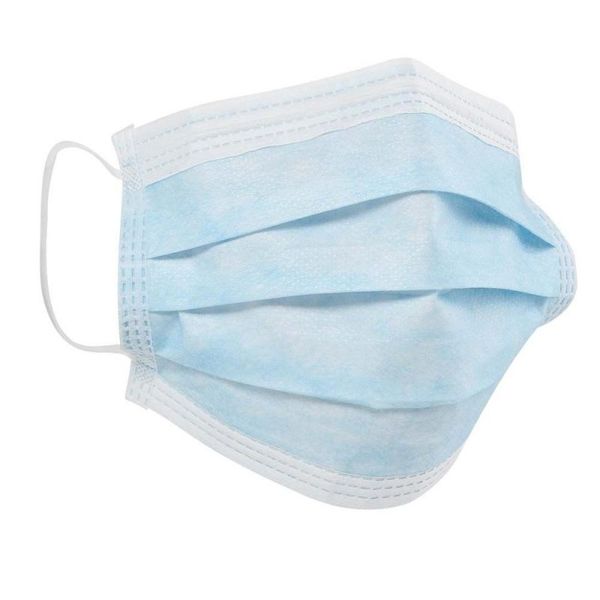 Facial Masks Disposable Protective 3ply with Ear Loops Box of 50