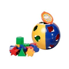 SkyDeals Educational Baby Game with Shapes and Beginner Clock