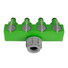 Kaufmann Garden Tap Connector 4 Way - 2 Pack