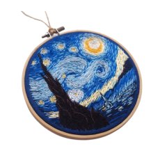 Van Gogh Starry Sky diy handmade embroidery