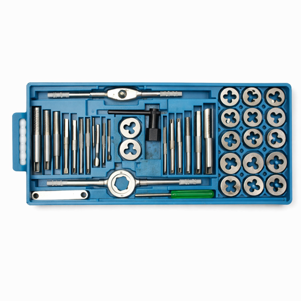 Metric Tap Die Set - 110-Piece, Hard Case