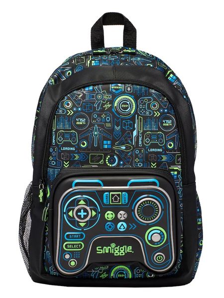 Smiggle Virtual Classic Backpack - Black