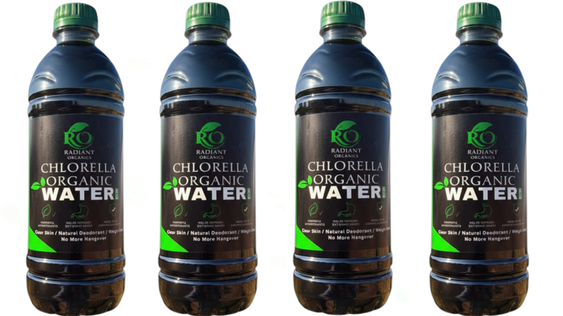 4 Pack of 500ml Chlorella Organic Water
