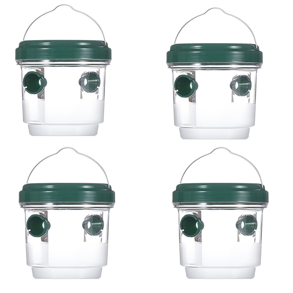 4 Pieces Outdoor Garden Bee And Wasp Traps Hanging Insect Killers