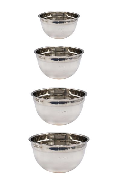 4 Set Stainless Steel Mixing Bowls (16- 22cm)